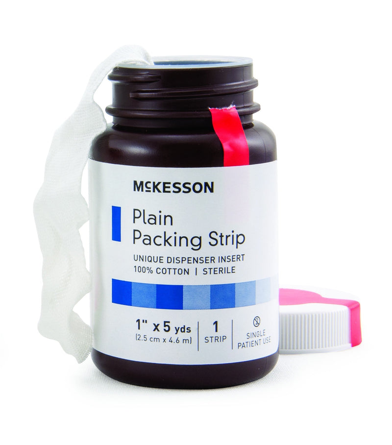 McKesson Performance Plus Plain Packing Strip 1"X5Yards Sterile Latex Free - Model 61-59320 - NewNest Australia