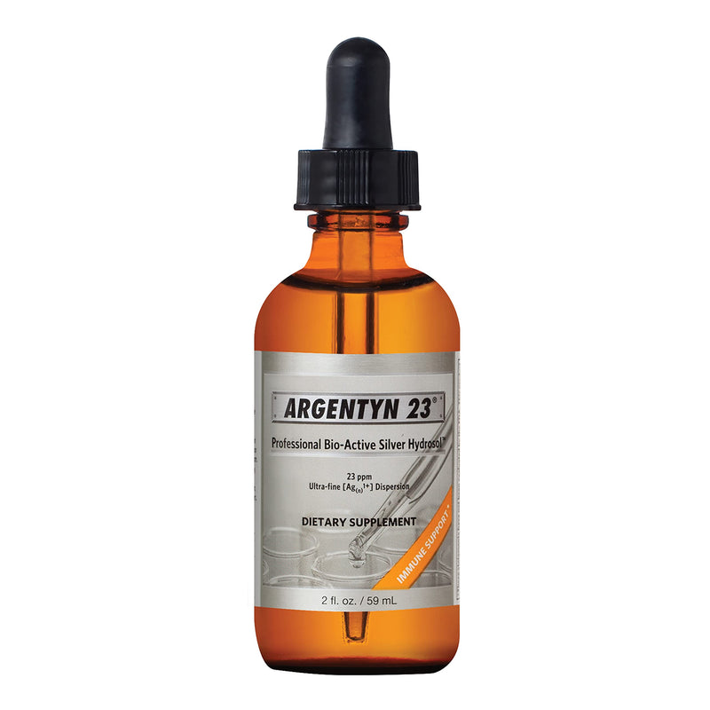 Argentyn 23 Professional Bio-Active Silver Hydrosol for Immune Support – Colloidal Silver, 23ppm, 2oz (59mL) – Dropper-Top - NewNest Australia