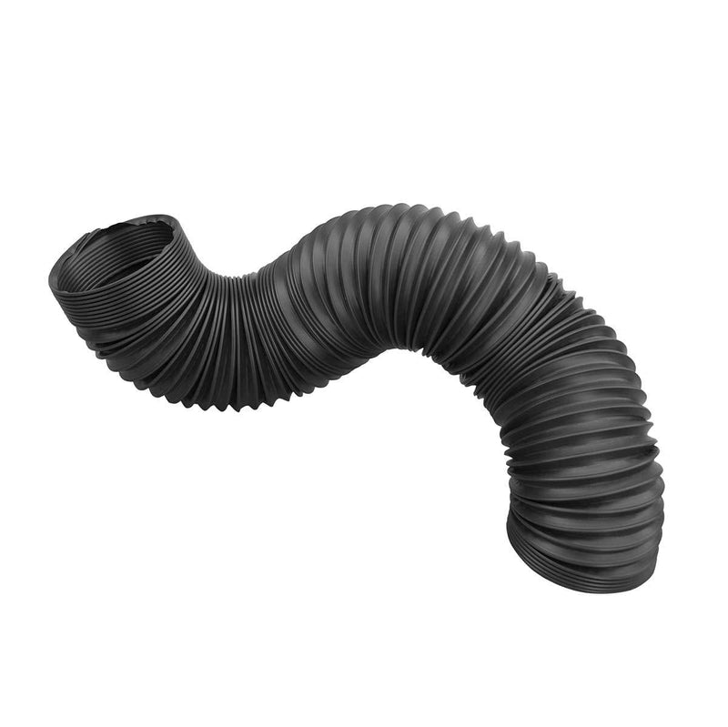 POWERTEC 70128 4-Inch Flexible Dust Collection Hose - Black 4 Inch - NewNest Australia