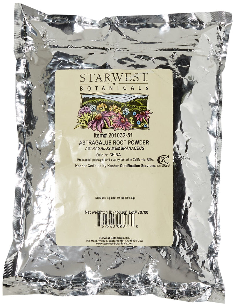Starwest Botanicals Astragalus Root Powder, 1 Pound - NewNest Australia