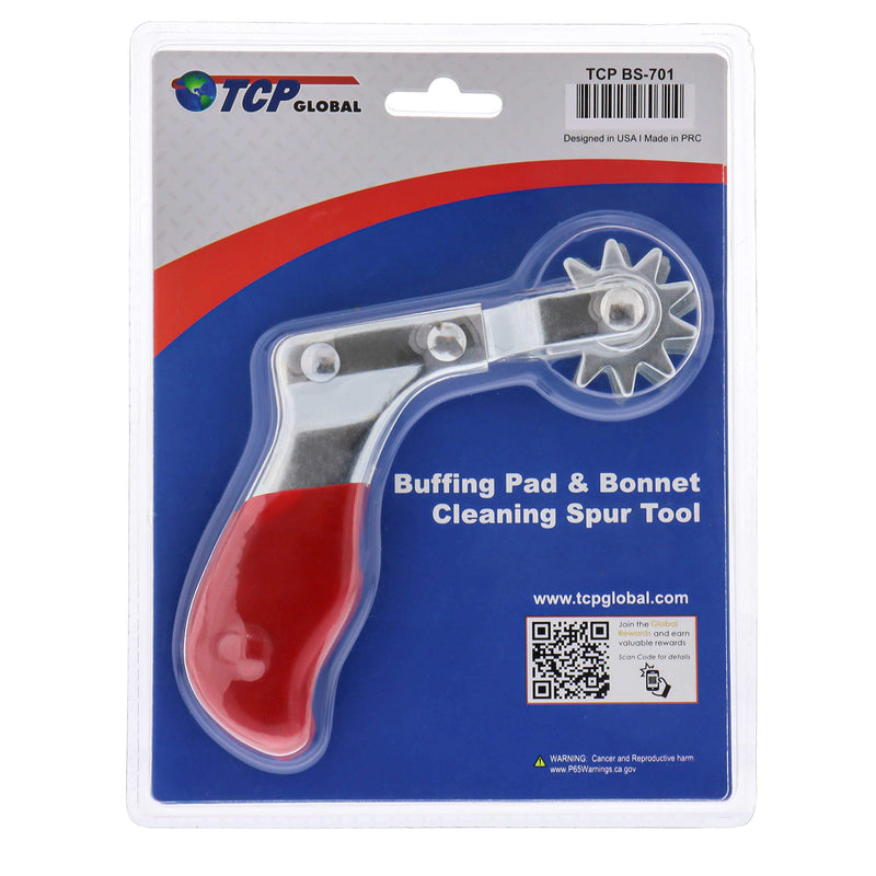 TCP Global Brand Polishing and Buffing Pad Cleaning Spur Tool for Revitalizing Polisher Compound Pads and Bonnets - NewNest Australia