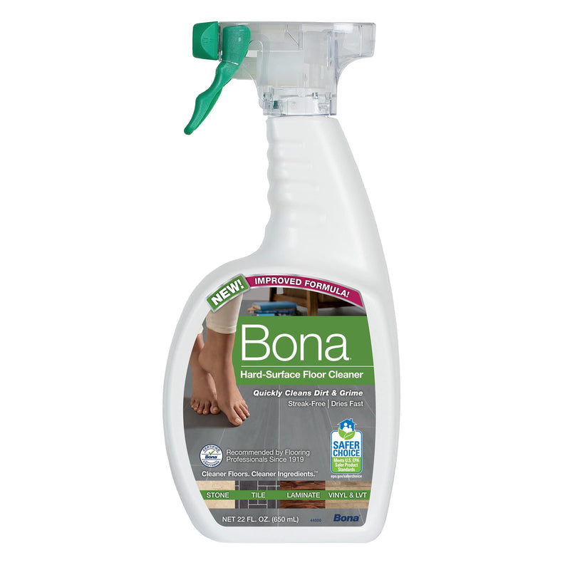 Bona Hard-Surface Floor Cleaner Spray, for Stone Tile Laminate and Vinyl LVT/LVP, Unscented, 22 Fl Oz Unscented  - NewNest Australia