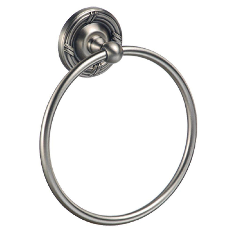 Gatco 4662 Chenille Towel Ring, Vintage Satin Nickel - NewNest Australia