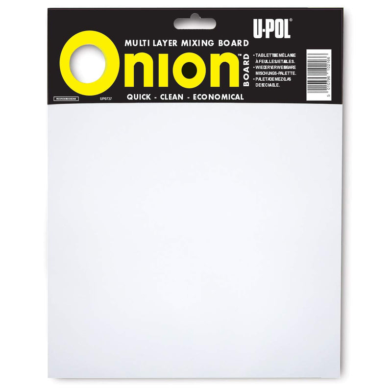 U-Pol Products 0737 Onion Board Multilayered Mixing Palette - NewNest Australia