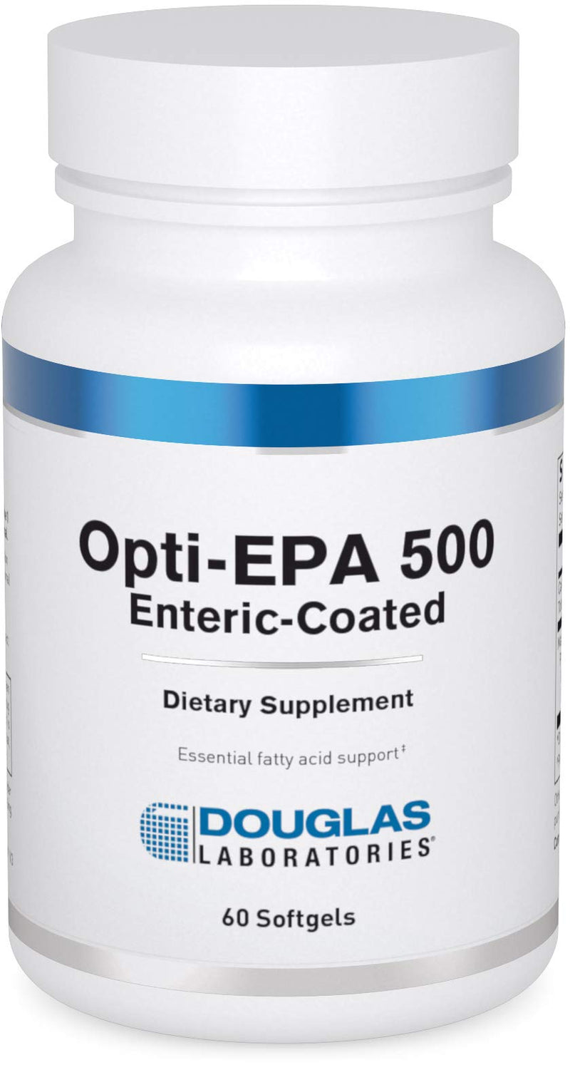 Douglas Laboratories Opti-EPA 500 | Enteric-Coated to Support Brain, Eyes, Pregnancy and Cardiovascular Health | 60 Softgels 60 Count (Pack of 1) - NewNest Australia