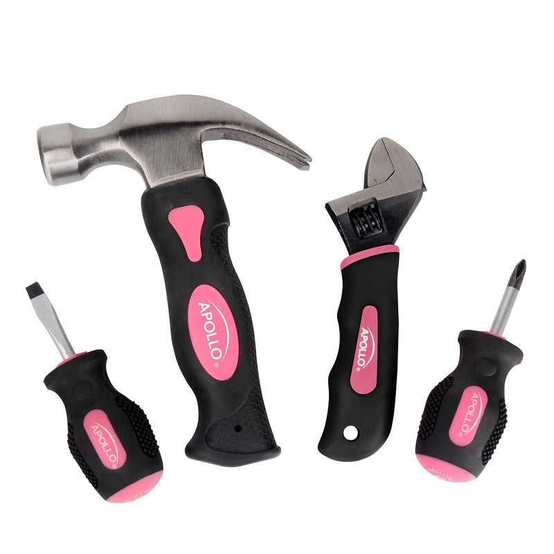 Apollo Precision Tools DT0240P Stubby Set, Pink, 4-Piece, Donation Made to Breast Cancer Research - NewNest Australia