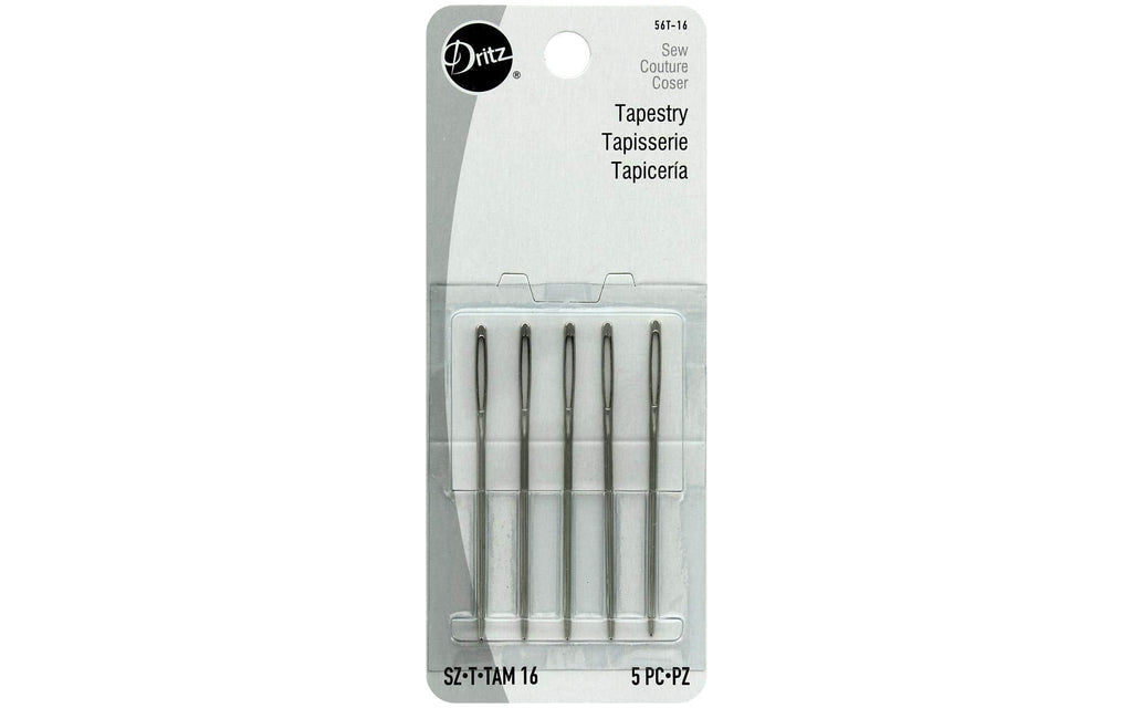 Dritz 56T-16 Tapestry Hand Needles, Size 16 (5-Count) - NewNest Australia