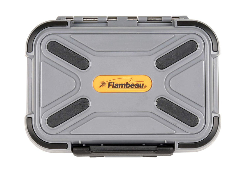Flambeau Outdoors 2926SL Blue Ribbon Waterproof Fly Box - Medium Fly Storage with Foam and Swing Leaf, Gray - NewNest Australia