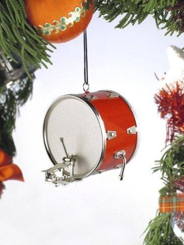 NewNest Australia - Broadway Gifts Red Bass Drum Tree Ornament,2.25 inch 