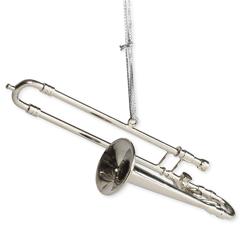 NewNest Australia - Broadway Gifts Silver Trombone Tree Ornament 