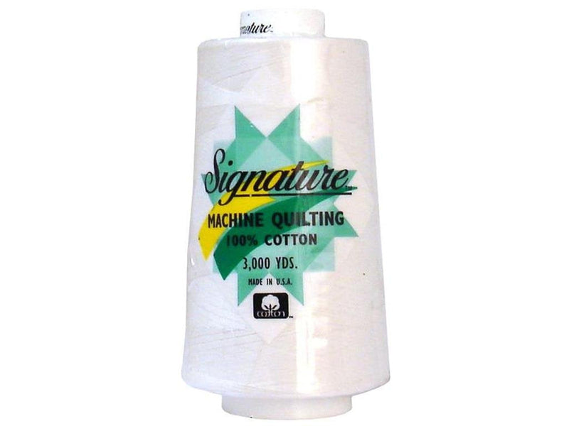 Signature Thread Signature Ctn 3000yd 100% Cotton Quilt Thread 3000 White - NewNest Australia