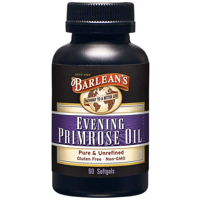Barlean's Evening Primrose Oil Softgels with Gamma-Linolenic Acid (GLA) - Non-GMO, Gluten-Free - 60-Softgels 60 Count (Pack of 1) - NewNest Australia