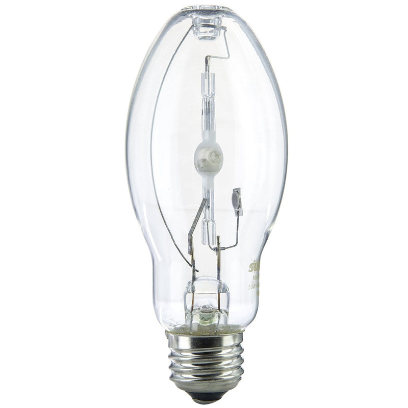 Sunlite MH50/U/MED 50-Watt Metal Halide ED17 Bulb, Medium Base, Clear - NewNest Australia