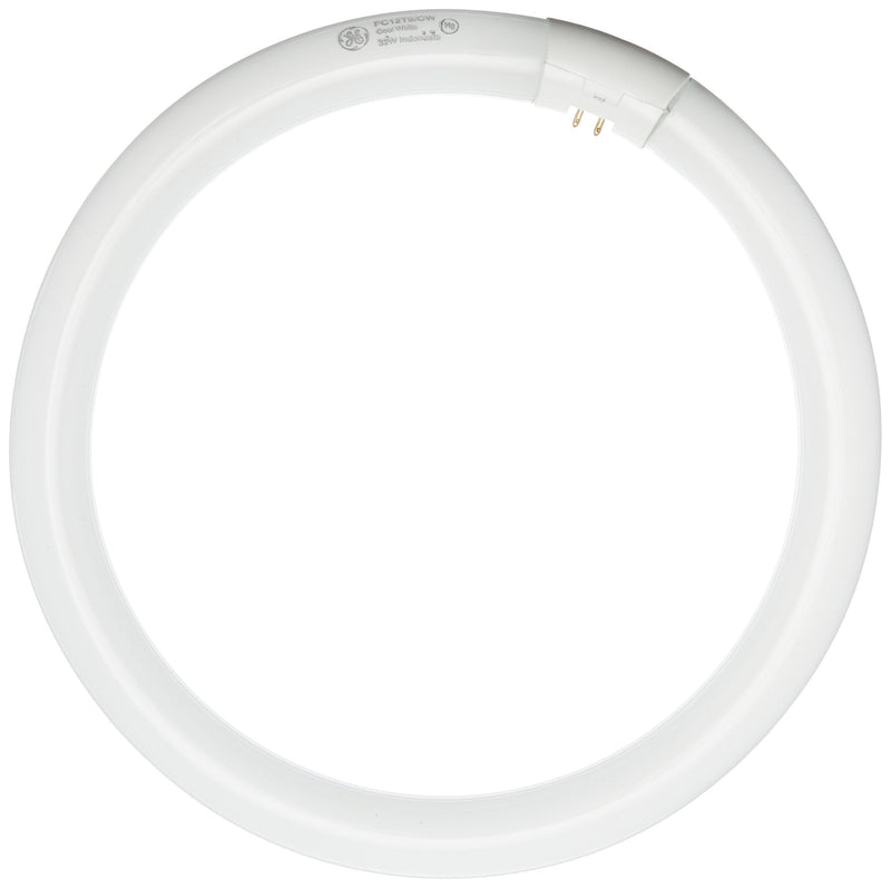 GE Lighting FC12 T9 Garage & Basement Circline Fluorescent Light Bulb, Cool White Finish, 32-Watt, 1950 Lumen, 12-Inch Circular Diameter, 1-Pack 1 Count (Pack of 1) - NewNest Australia