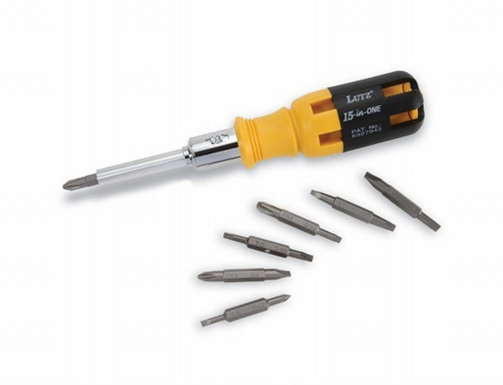 Lutz 15-in-1 Ratchet Screwdriver-YELLOW/BLACK Black/Yellow - NewNest Australia