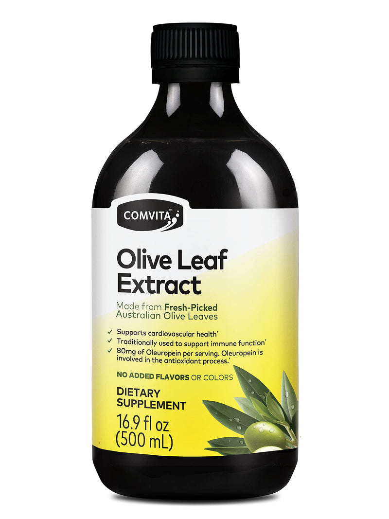 Comvita Olive Leaf Extract Health Supplement, Natural, 16.9 Fluid Ounce 16.9 Fl Oz (Pack of 1) - NewNest Australia