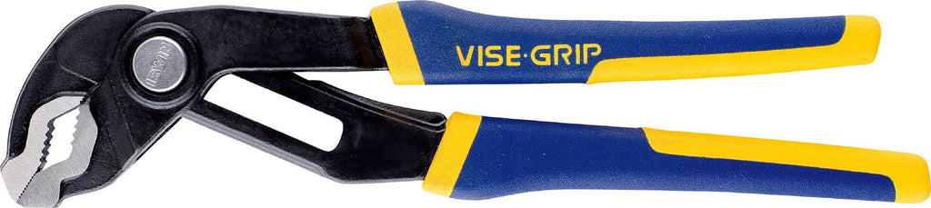 IRWIN Tools VISE-GRIP Tools GrooveLock Pliers, V-Jaw, 6-inch (4935351) Black, Blue Yellow, Silver - NewNest Australia