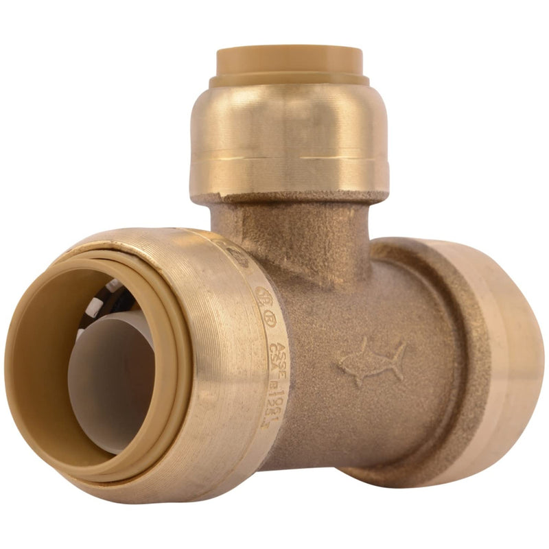 SharkBite U412LFA Plumbing Fitting, 3/4 inch x 3/4 inch x 1/2 inch, Brass - NewNest Australia