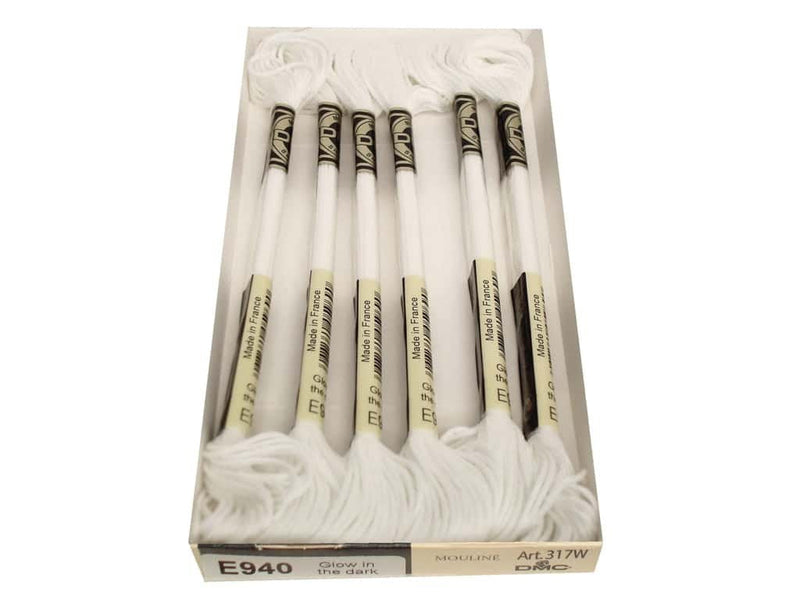 DMC Light Effects Embroidery Floss 8.7 Yards Glow in The Dark 317W-E940 (6-Pack) - NewNest Australia