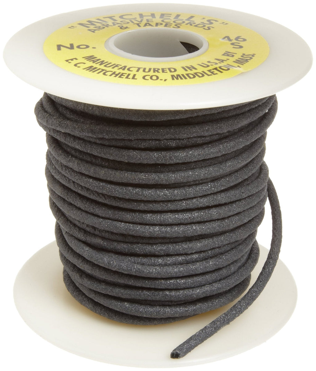 Mitchell Abrasives - 46S-25 46-S Round Abrasive Cord, Silicon Carbide 120 Grit .15" Diameter x 25 Feet - NewNest Australia