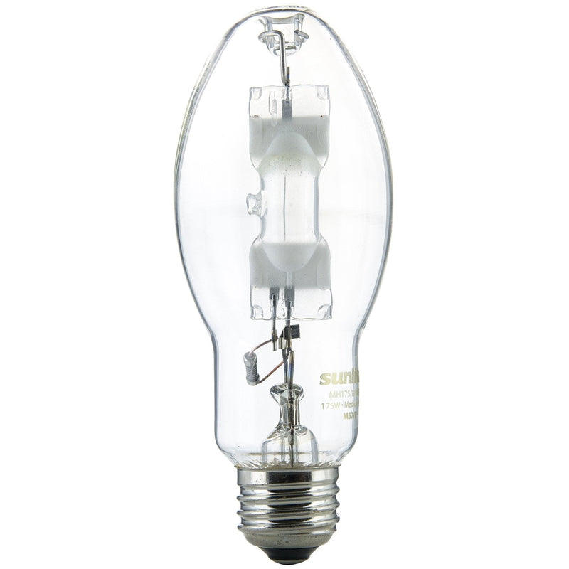 Sunlite MH175/U/MED 175-Watt Metal Halide ED17 Bulb, Medium Base, Clear - NewNest Australia