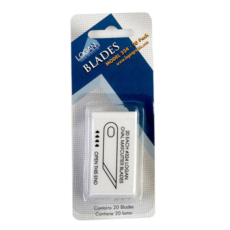 Logan Graphic Products 324 Replacement Mat Blades, Package of 20, Blister Pack (324-20) - NewNest Australia
