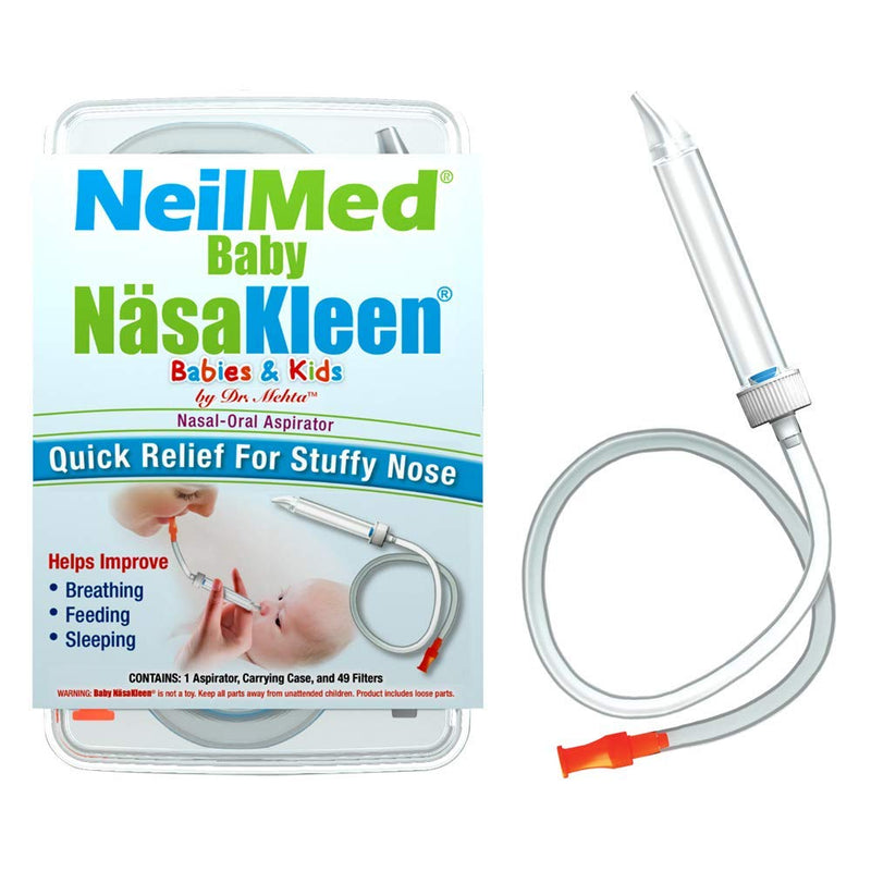 SQUIP Baby NäsaKleen Nasal Aspirator, Baby Shower Gift and Registry Necessity, 51 Piece Set - NewNest Australia