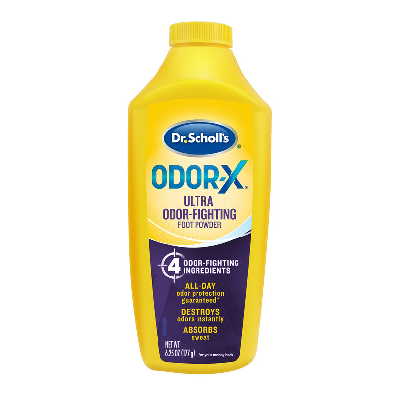 Dr. Scholl's Odor-Fighting X Foot Powder, Yellow, 6.25 Ounce (Pack of 3) - NewNest Australia