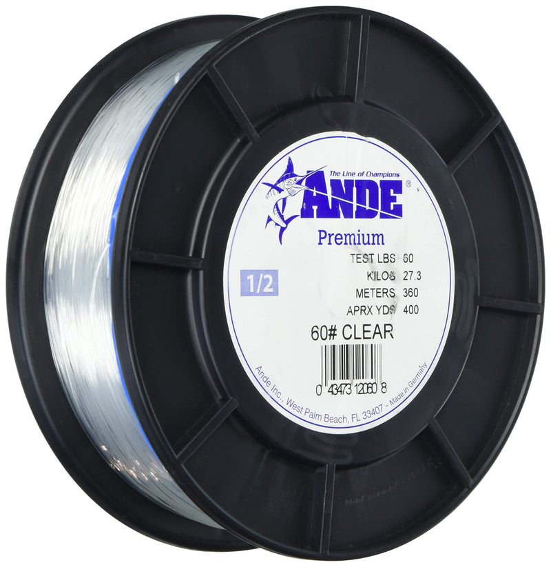 Ande Monofilament Line (Clear, 20 -Pounds Test, 1/4# Spool) - NewNest Australia