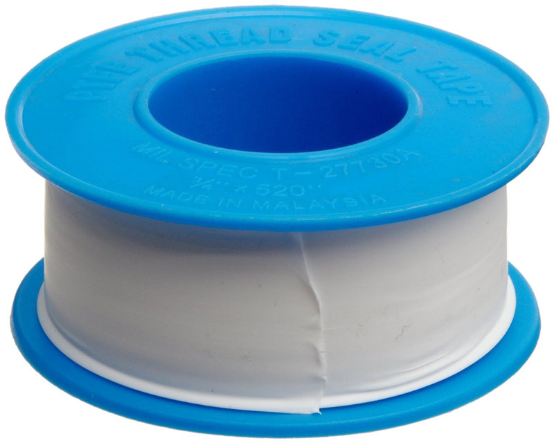 Dixon Valve TTB75 PTFE Industrial Sealant Tape, -212 to 500 Degree F Temperature Range, 3.5mil Thick, 520" Length, 3/4" Width, White 3/4" - NewNest Australia