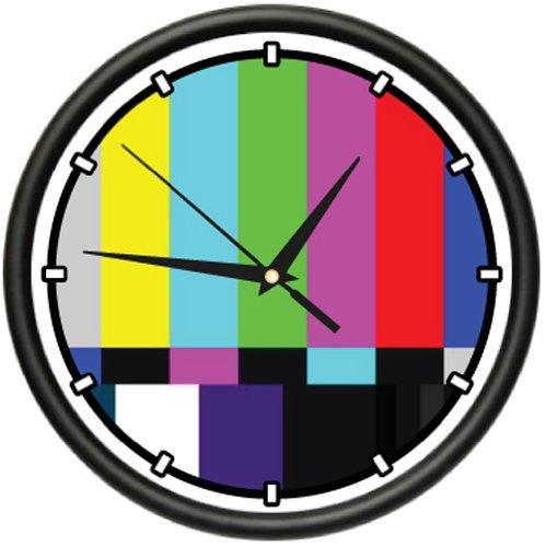 NewNest Australia - TV Bars Wall Clock Test Television Bars Film Video 