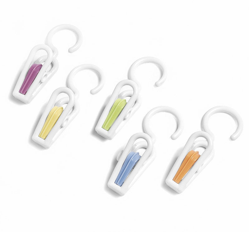 NewNest Australia - Whitmor Hanging Super Hold Clips (Set of 5) 