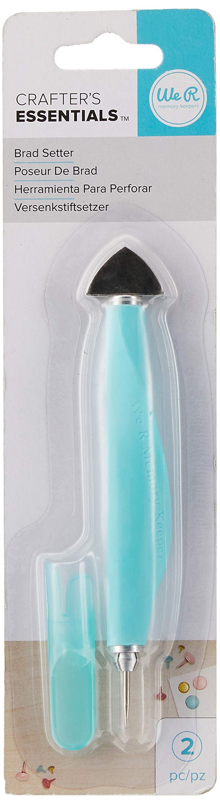 Brad Setter & Piercing Tool by We R Memory Keepers (White or Blue) White - NewNest Australia