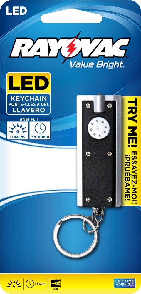 RAYOVAC Value Bright 6 Lumen 2 CR1220 LED Keychain Light with Batteries, BRSLEDKEY-BRD 6-Lumen - NewNest Australia