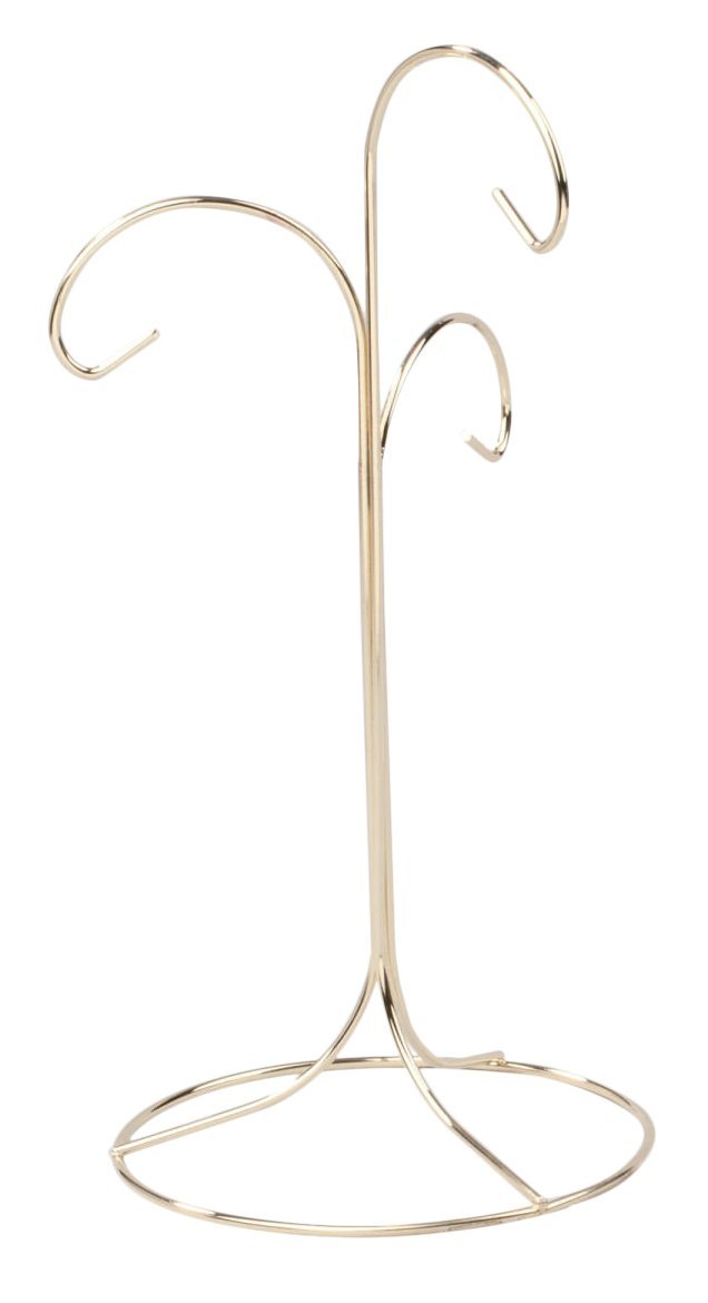 NewNest Australia - TRIPAR Brass Plated 3 Arm Ornament Stand 