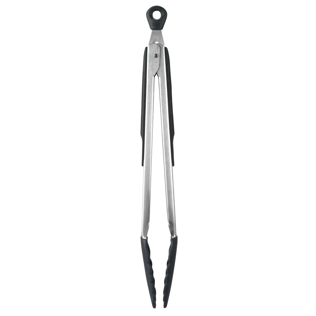 NewNest Australia - OXO Good Grips 12-Inch Tongs with Black Silicone Heads 