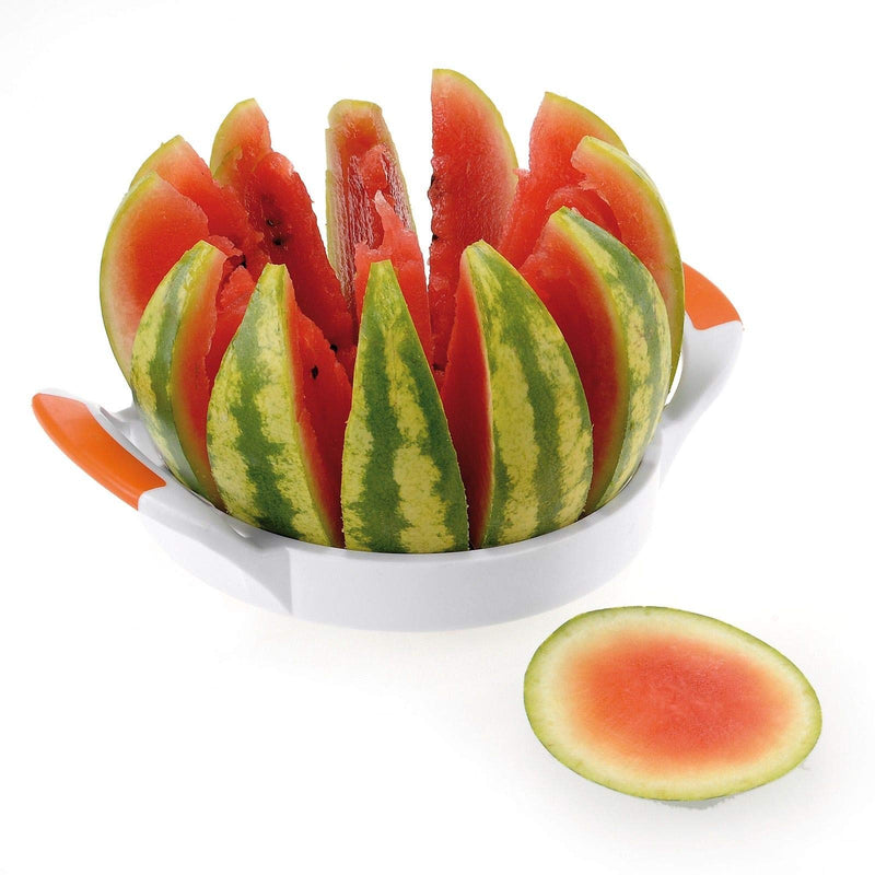 NewNest Australia - Westmark 12 perfect slices Large Stainless Steel Melon Slicer, Jumbo, White 