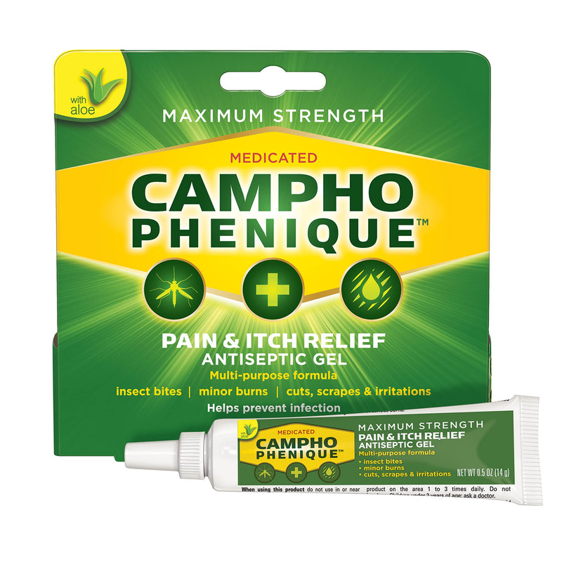 Campho-Phenique Pain & Itch Relief Antiseptic Gel, Original Formula, 0.5 Fl Oz (Pack of 1) Pain & Itch Relief Gel - NewNest Australia