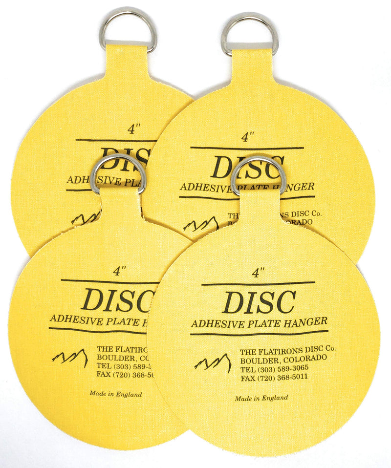 Invisible English Disc Adhesive Large Plate Hanger Set (4-4 Inch Hangers) 1 - NewNest Australia