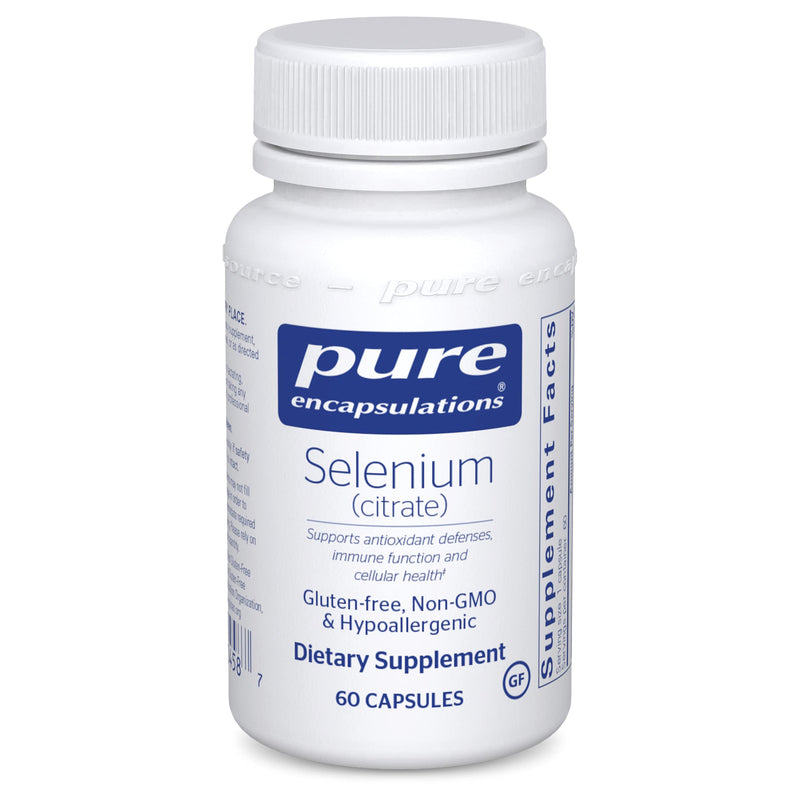 Pure Encapsulations - Selenium (Citrate) - Hypoallergenic Antioxidant Supplement for Immune System Support - 60 Capsules 60 Count (Pack of 1) - NewNest Australia