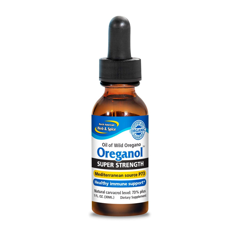North American Herb & Spice Super Strength Oreganol P73 - 1 fl. oz. - Immune System Support - Certified Organic, Wild Oregano - 285% More Potent Than Regular Strength - Non-GMO - 194 Servings - NewNest Australia