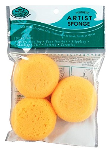 Royal Brush Synthetic Artist Sponges, 3/Pack Blue - NewNest Australia