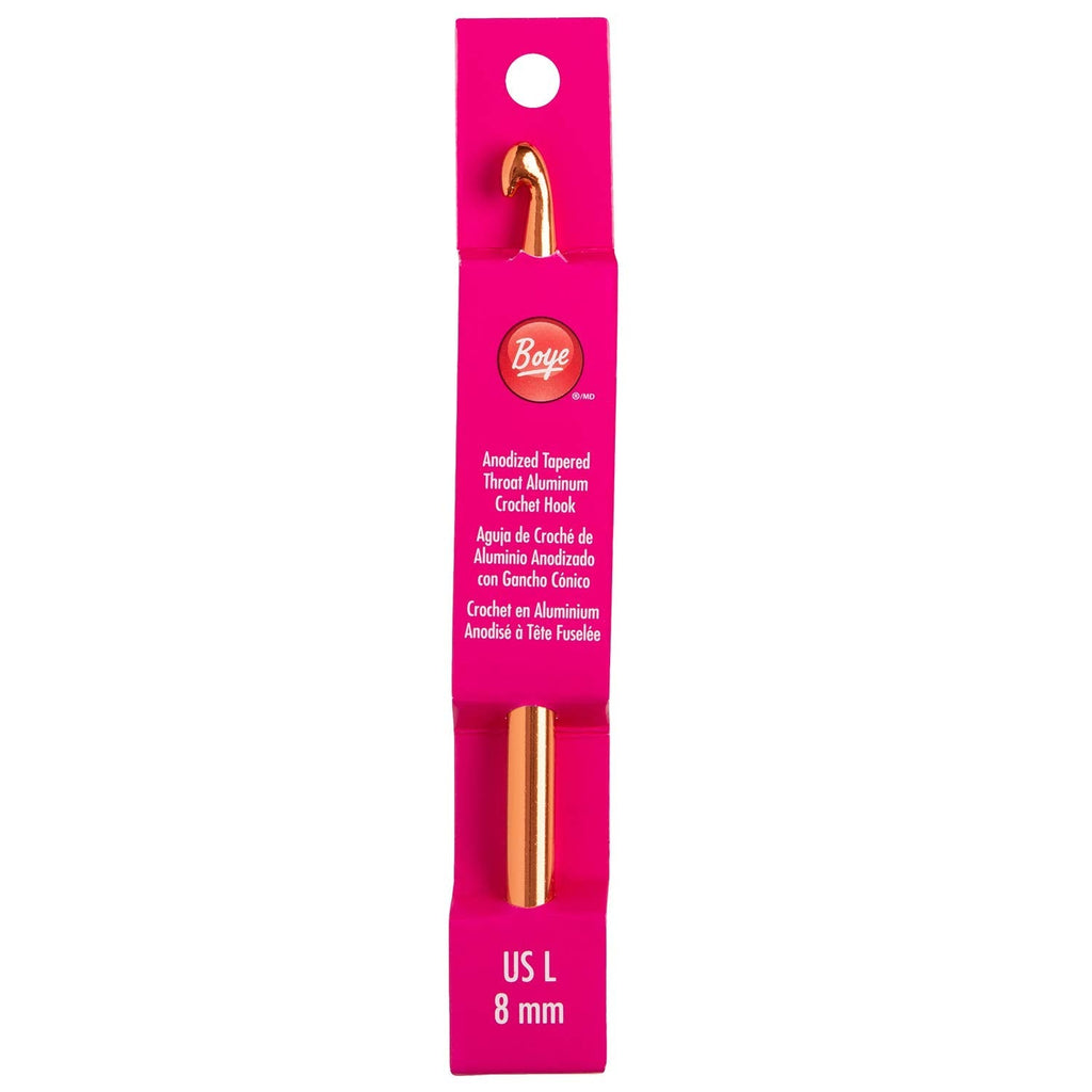 Boye 332621800LM Crochet Hook, 6" ,Rose gold - NewNest Australia