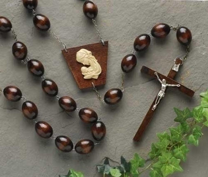 NewNest Australia - 60"Barn Wood Wall Rosary 