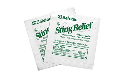 Safetec Sting Relief Wipe (48/Box) - NewNest Australia
