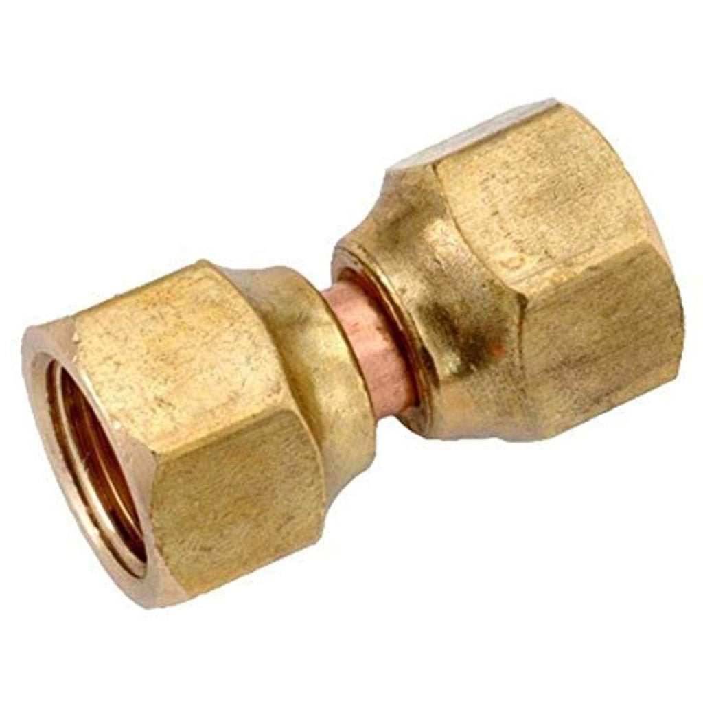 Anderson Metals, Brass 754070-06 3/8-Inch Low Lead Flare Female Swivel, 3/8&quot 3/8&quot; - NewNest Australia