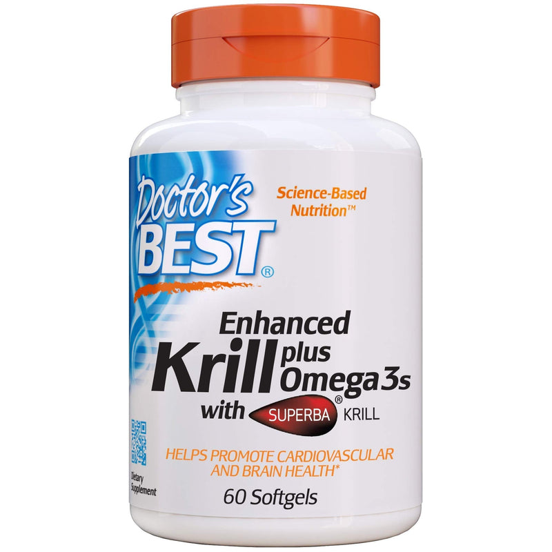 Doctor's Best Enhanced Superba Krill Plus with Omega 3s, 60 Count - NewNest Australia