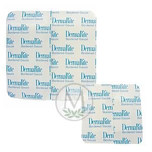 Bordered Gauze 6 X 6 (Pack of 10) by DermaRite - NewNest Australia