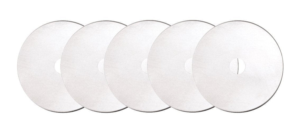 Fiskars 193730-1004 Straight Rotary Replacement Blades, 60mm, 5 Pack , Silver 1 PACK - NewNest Australia