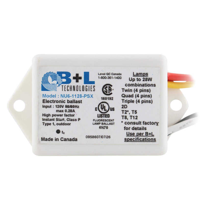 B&L Technologies 47152 - NU6-1128-PSX Compact Fluorescent Ballast - NewNest Australia